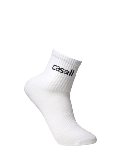 Casall Low Cut Tube Socks, Pack of 2, White, White
