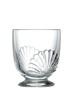 La Rochère Belle Ile Footed Glass Tumbler, 250ml, Clear, Clear