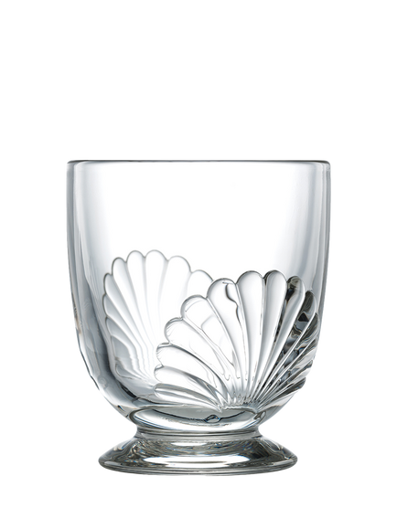 La Rochère Belle Ile Footed Glass Tumbler, 250ml, Clear, Clear