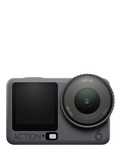 DJI Osmo Action 6 Action Camera, 4K, 38MP, Adventure Combo, Black