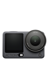 DJI Osmo Action 6 Action Camera, 4K, 38MP, Standard Combo, Black