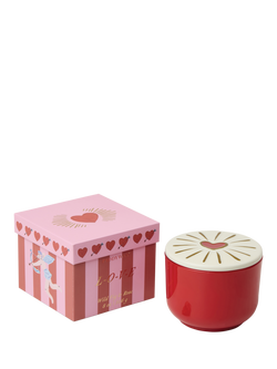 Paddywax Charm Heart Fig & Rose Scented Candle, 850g - view 2, Red