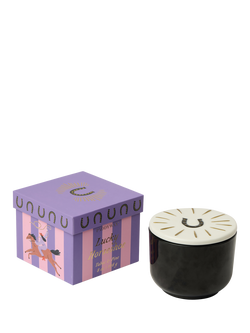 Paddywax Charm Lucky Horseshoe Tabac & Pine Scented Candle, 850g - view 2, Black