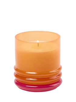 Paddywax Stacked Glass Mango Scented Candle, 655g, Orange