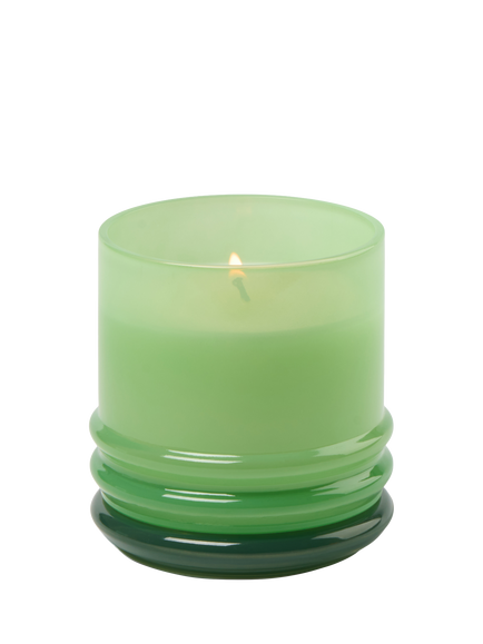 Paddywax Stacked Glass Mint Scented Candle, 655g, Green