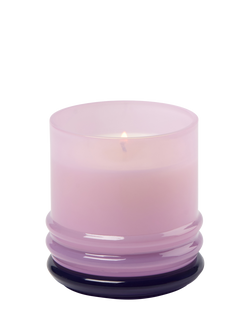 Paddywax Stacked Glass Vanilla Scented Candle, 655g, Purple