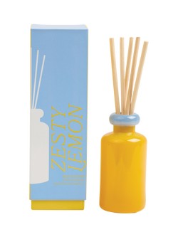 Paddywax Stacked Glass Lemon Reed Diffuser, 94ml - view 2, Blue