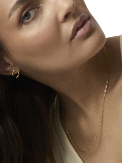 Dinny Hall Mini Paperclip Necklace, Gold - view 2, 