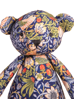 Morris & Co. Strawberry Thief Bear Dog Toy, Multi Multi - view 2, Multi