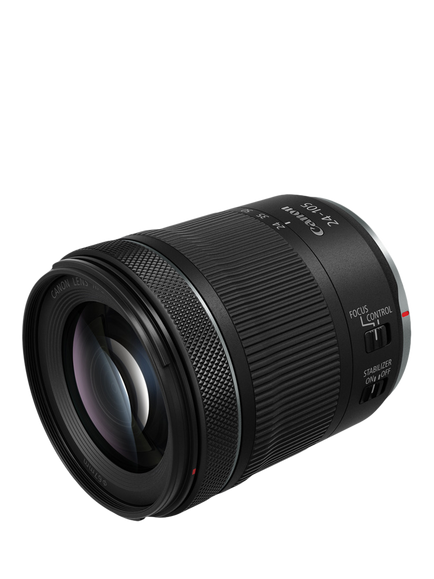 Canon RF 24-105mm F4-7.1 IS STM Lens, Black - view 2, Black