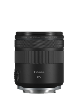 Canon RF 85mm f/2 Macro IS STM Lens, Black, Black