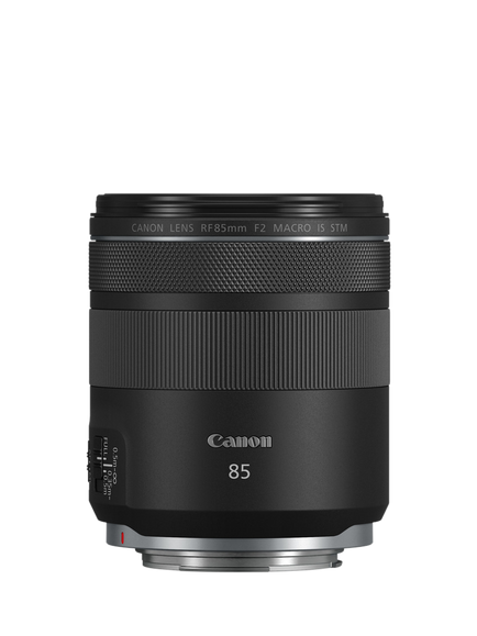 Canon RF 85mm f/2 Macro IS STM Lens, Black, Black