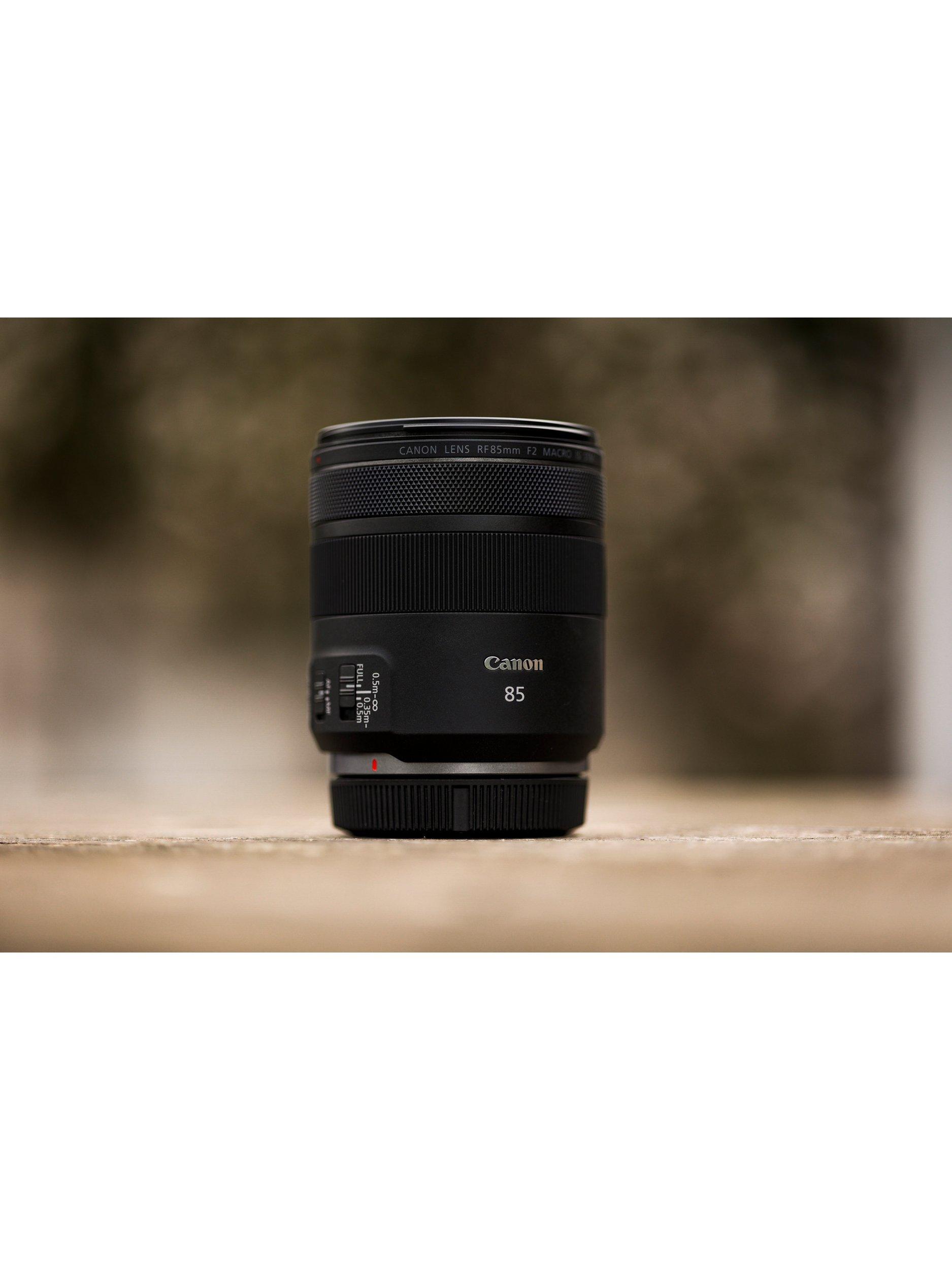 Canon RF 85mm f/2 Macro IS STM Lens, Black