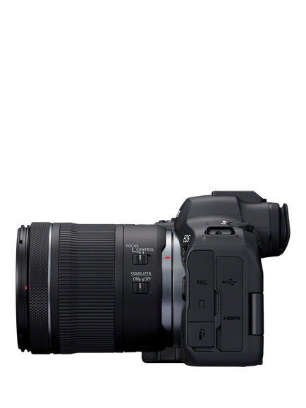 Canon EOS R6 Mark II Compact System Camera with RF 24-105mm IS STM Lens, 6K/4K Ultra HD, 24.2MP, Wi-Fi, Bluetooth, OLED EVF, 3" Vari-Angle Touch Screen, Black - view 2, Black