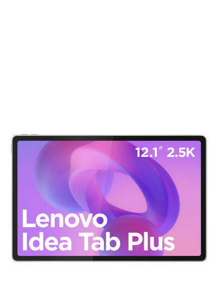 Lenovo IdeaTab Plus Tablet, Android, 8GB RAM, 256GB, 12.1” 2.5K, with Tab Pen, Cloud Grey - view 2, Cloud Grey