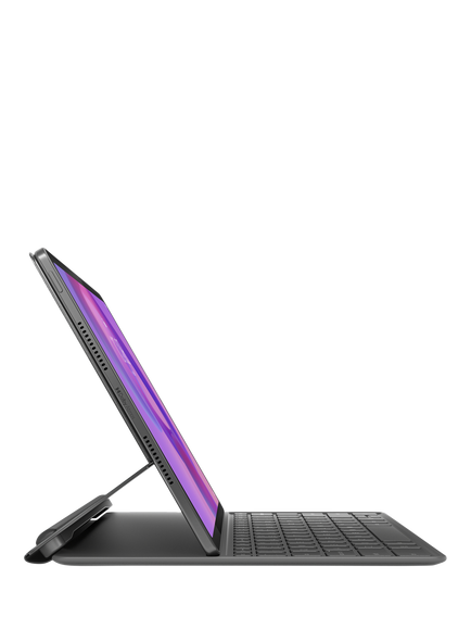 Lenovo IdeaTab Plus Tablet, Android, 12GB RAM, 256GB, 12.1” 2.5K, with Tab Pen & Folio Keyboard, Luna Grey - view 2, Luna Grey