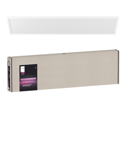 Philips Hue Surimu White & Colour Ambiance Smart LED Semi Flush Ceiling Light Panel, White