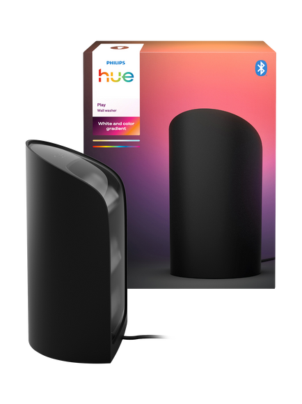 Philips Hue Flare White & Colour Gradient Smart LED Play Wall Light, Black, Black Black