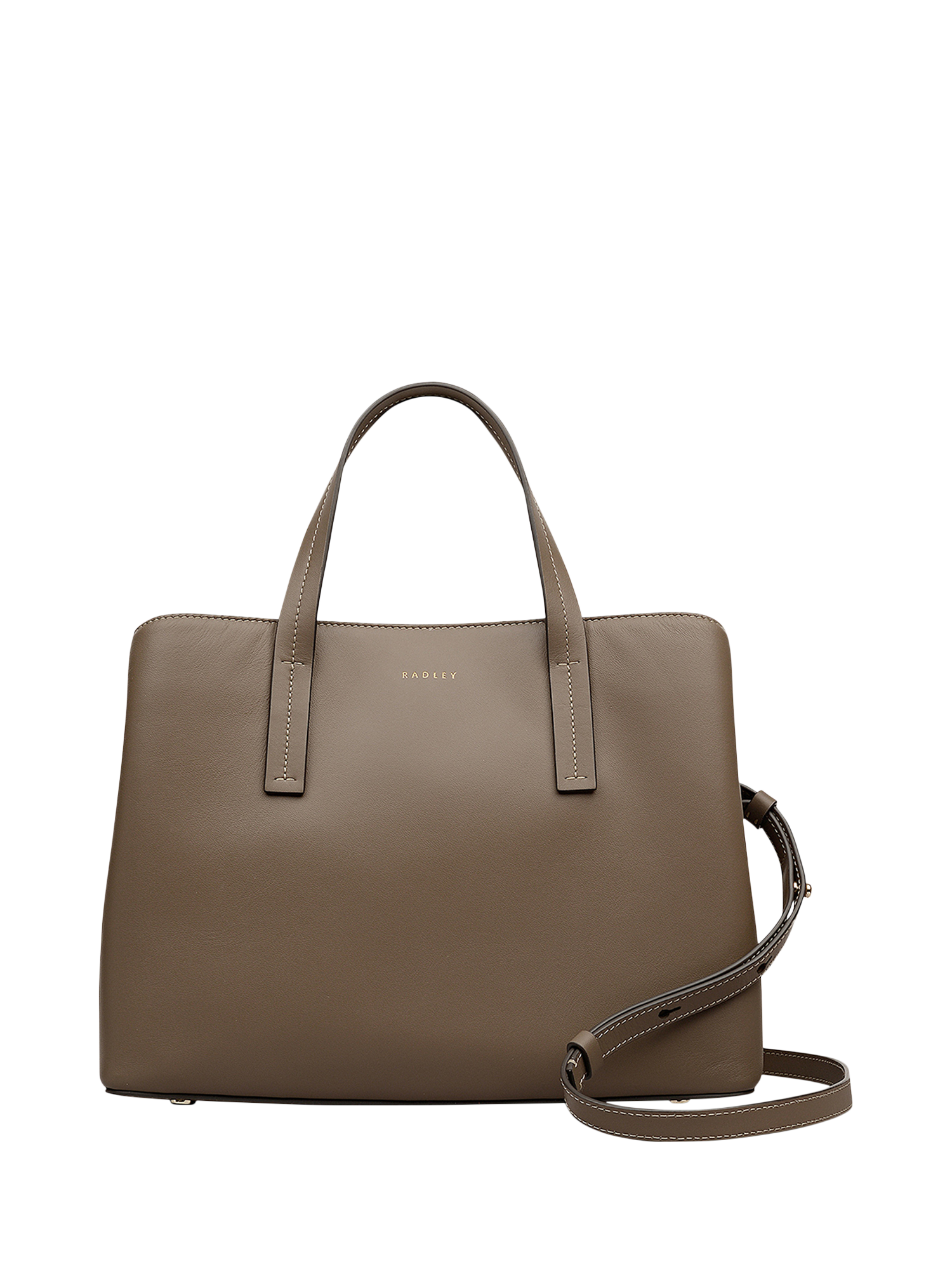 Product image 1 of 6, which shows Radley Dukes Place Leather Grab Bag, Coffee