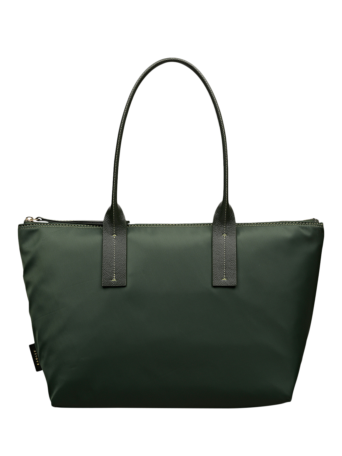 Product image 1 of 5, which shows Radley The Townley Medium Zip-Top Grab Bag, Fern
