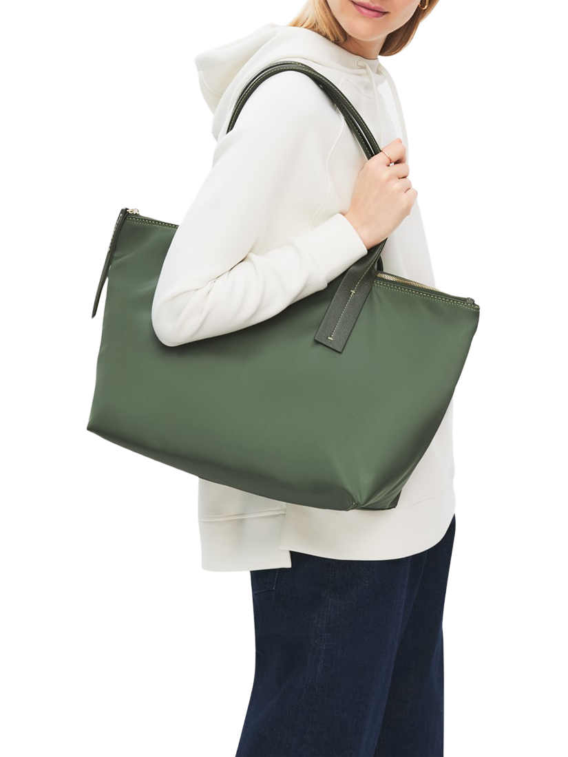 Product image 5 of 5, which shows Radley The Townley Medium Zip-Top Grab Bag, Fern