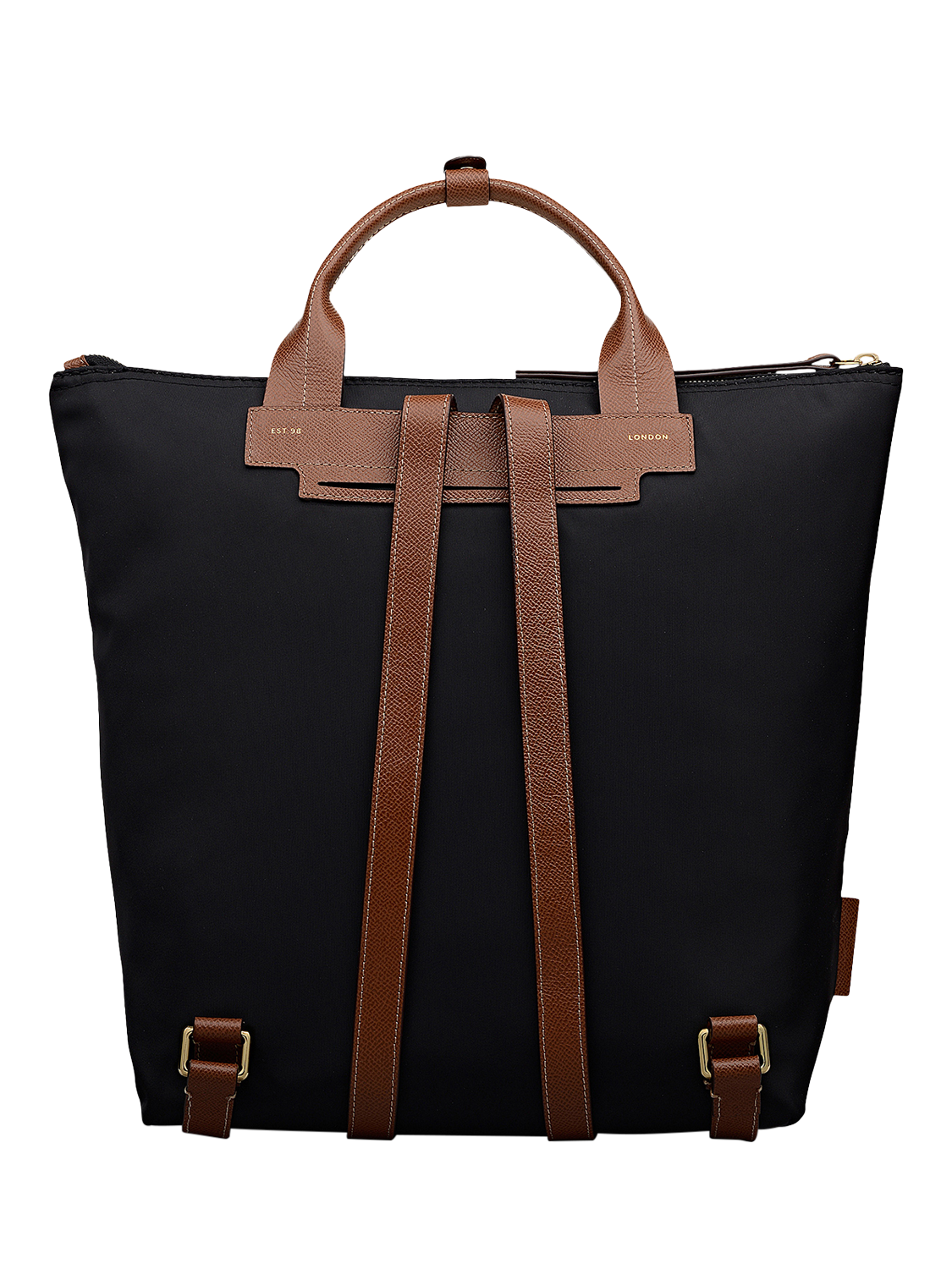 Product image 2 of 5, which shows Radley The Townley Medium Zip-Top Backpack, Black