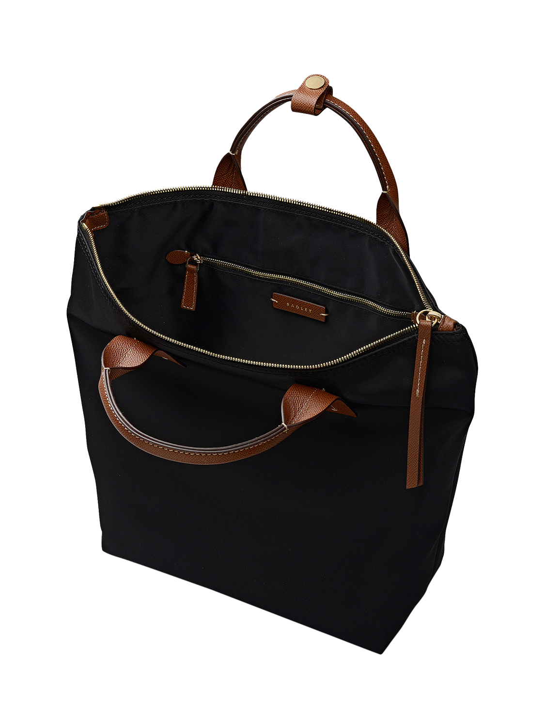Product image 3 of 5, which shows Radley The Townley Medium Zip-Top Backpack, Black