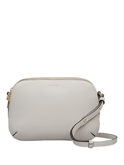 Radley Dukes Place Zip Top Crossbody Bag, Chalk, Chalk