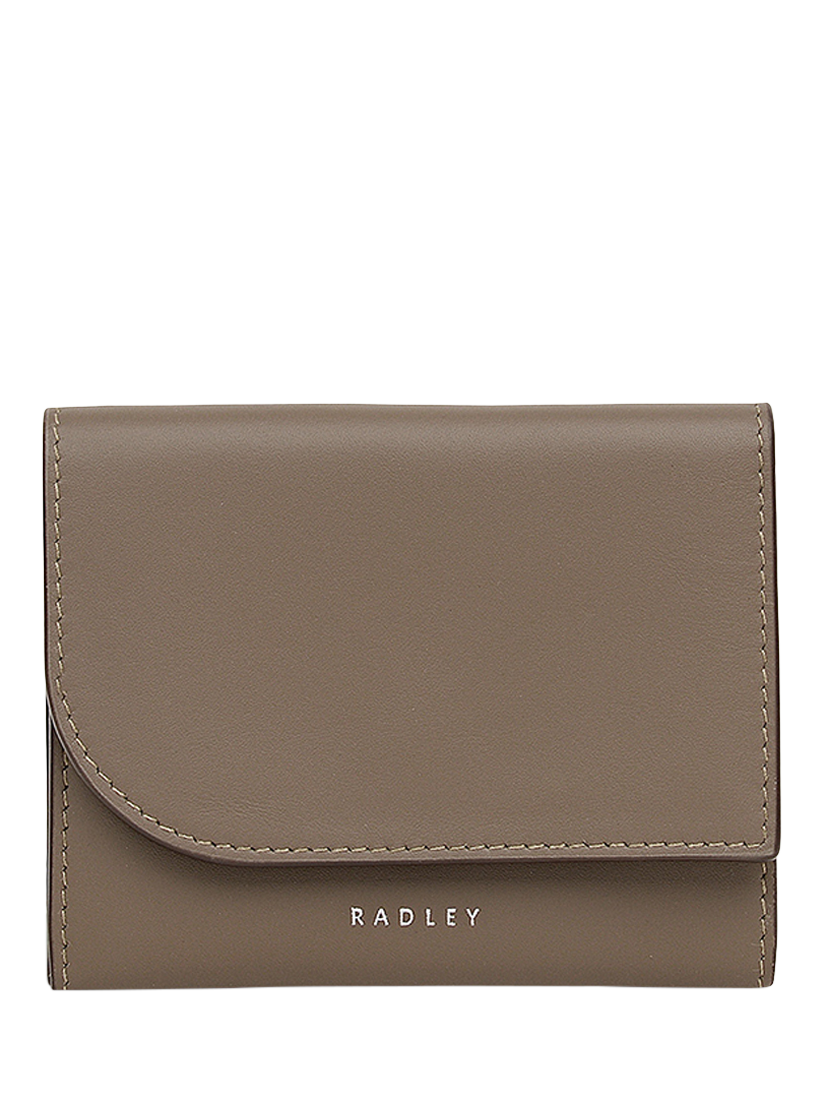 Product image 1 of 4, which shows Radley Pockets Tri Fold Leather Purse, Coffee