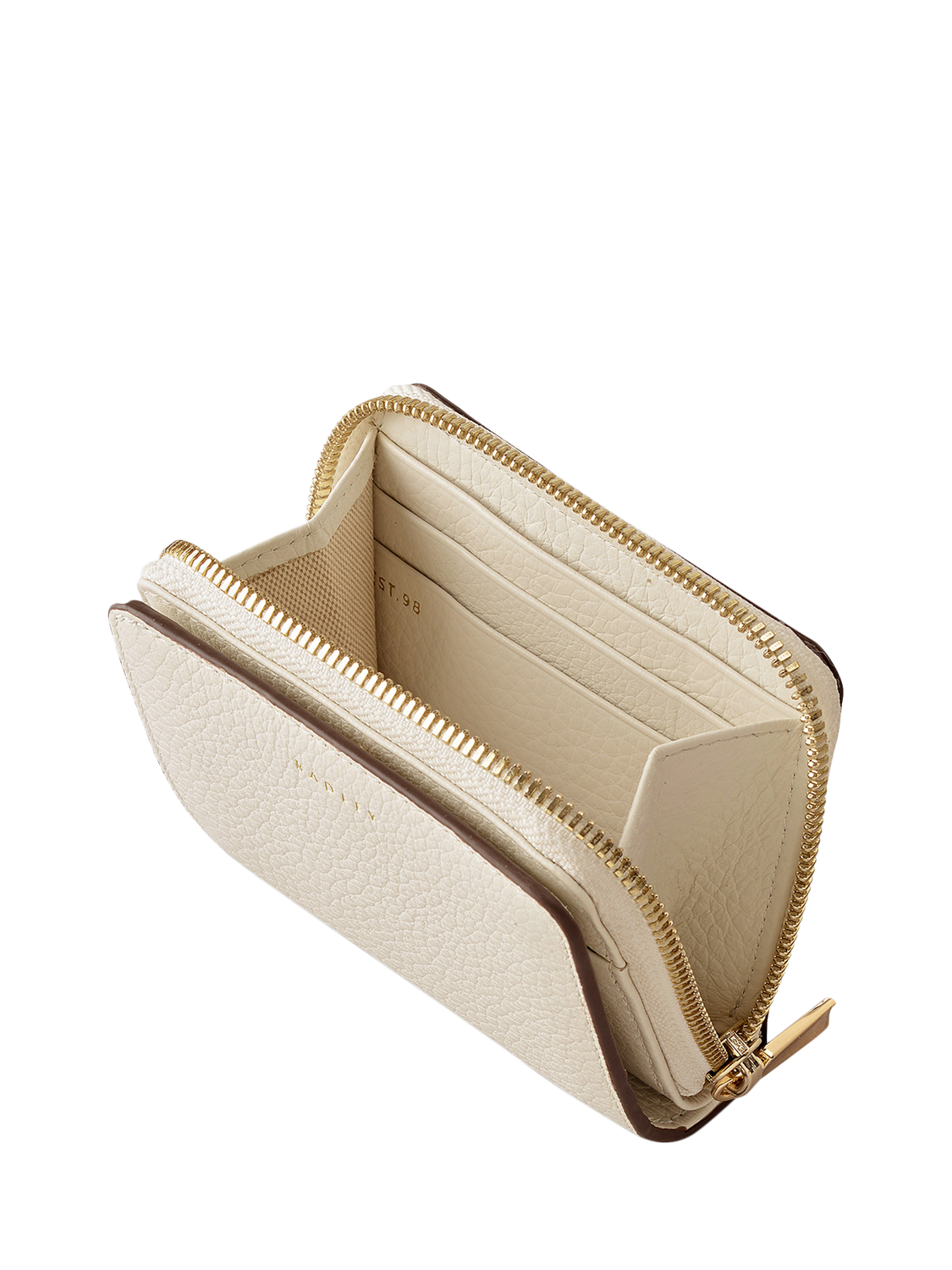 Product image 4 of 4, which shows Radley Dukes Place Medium Leather Purse, Chalk
