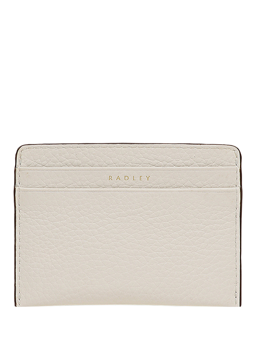 Product image 1 of 3, which shows Radley Dukes Place Leather Card Holder, Chalk