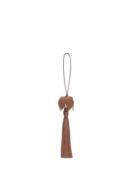 Radley Flower Lane Bag Charm, Cognac