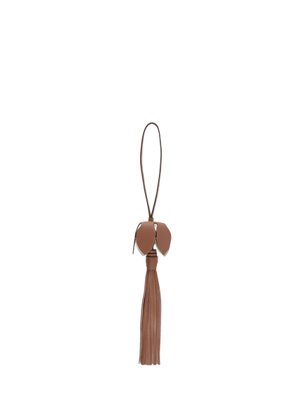 Radley Flower Lane Bag Charm - view 2, Cognac