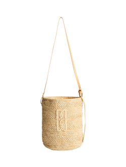 By Malene Birger Mirabellee Straw Bucket Bag, Undyed, Undyed