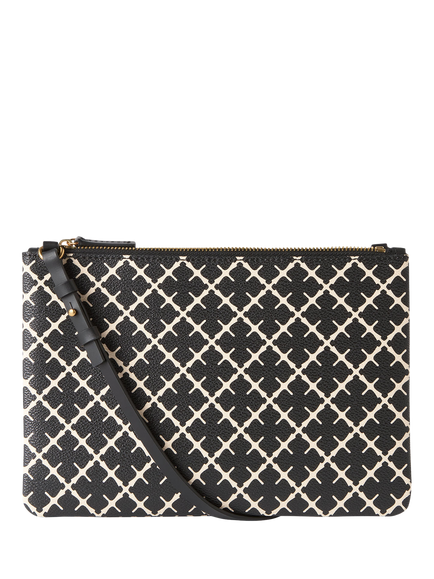 By Malene Birger Ivy Zipped Purse, Black, Black