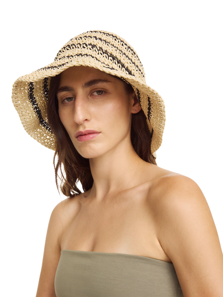 By Malene Birger Strawilla Hat, Vanilla Cream - view 2, Vanilla Cream