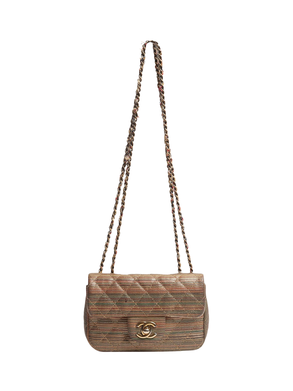 Product image 7 of 8, which shows Pre-loved CHANEL 2015 Mini Classic Single Flap Bag, Gold