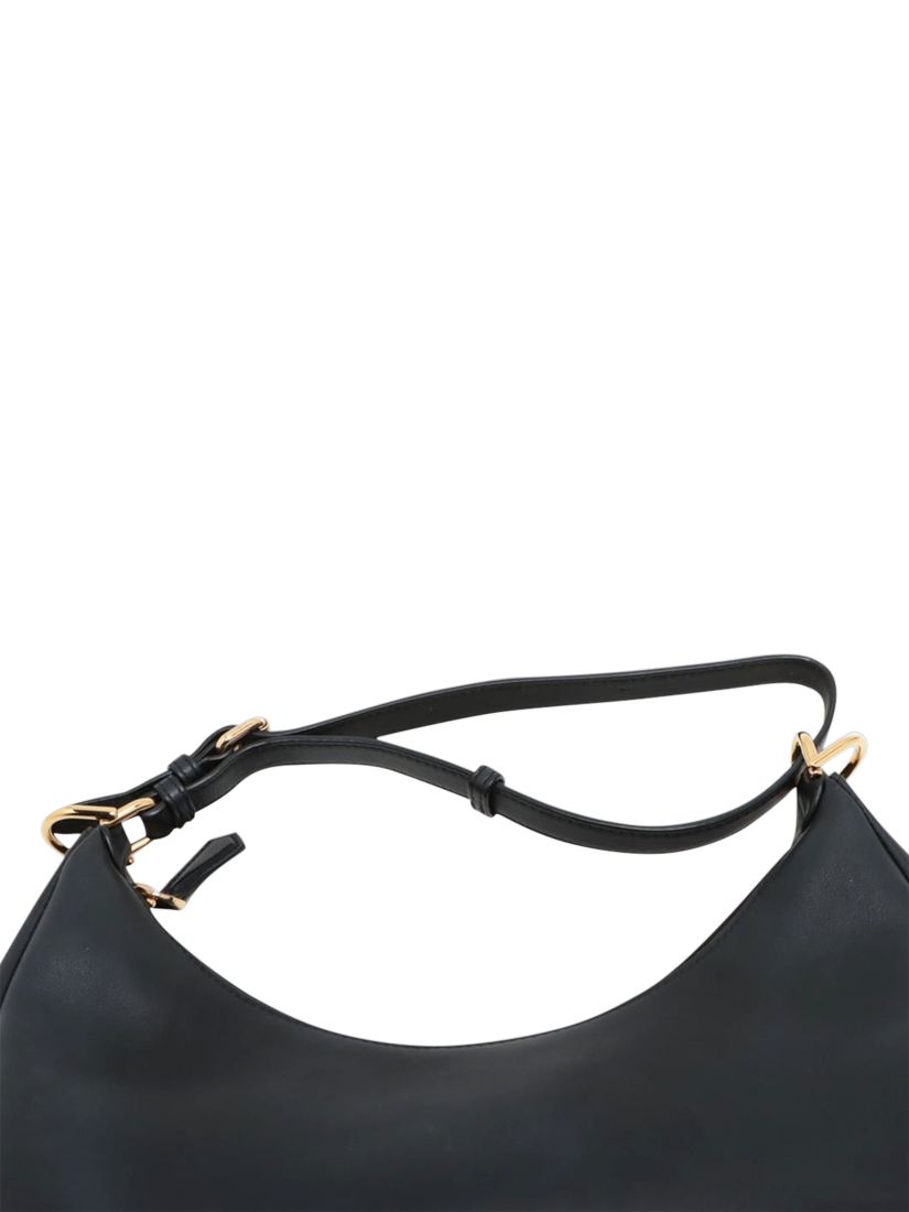 Product image 6 of 9, which shows Pre-loved Fendi Leather Shoulder Bag, Navy