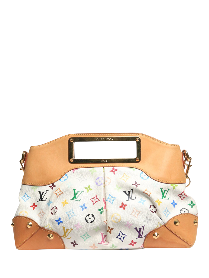 Product image 1 of 8, which shows Pre-loved Louis Vuitton Monogram Judy MM 2-Way Bag, Multi