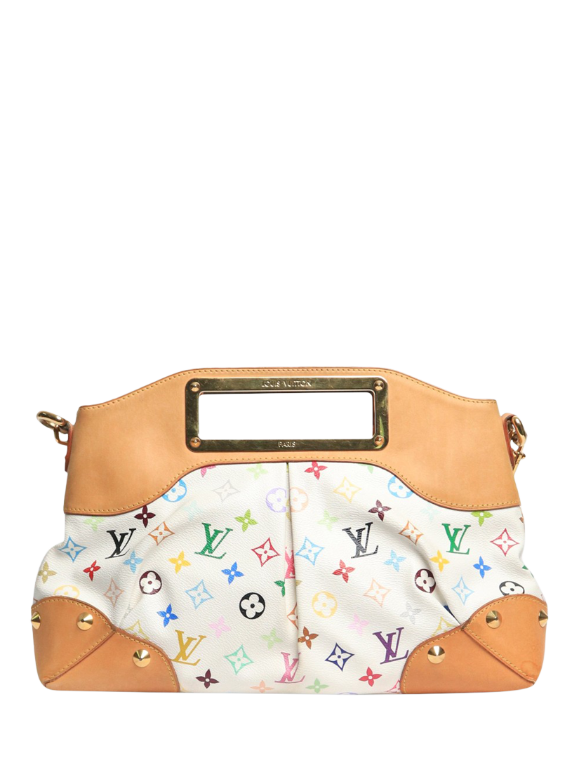 Product image 2 of 8, which shows Pre-loved Louis Vuitton Monogram Judy MM 2-Way Bag, Multi