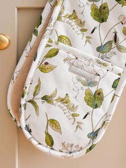 Sophie Allport Wild Floral Double Oven Glove - view 2, Natural
