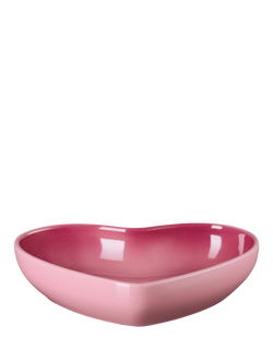 Le Creuset Stoneware Heart Cereal Bowl, 20cm, Rose Quartz, Rose Quartz