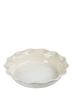 Le Creuset Stoneware Heritage Pie Dish, 23cm, Meringue