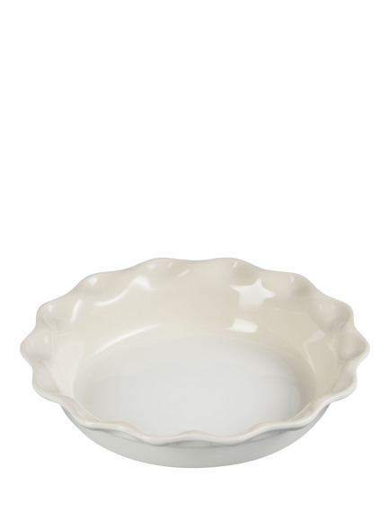 Le Creuset Stoneware Heritage Pie Dish, 23cm, Meringue