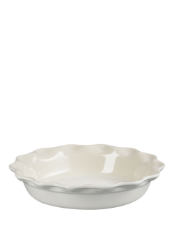 Le Creuset Stoneware Heritage Pie Dish, 23cm - view 2, Meringue