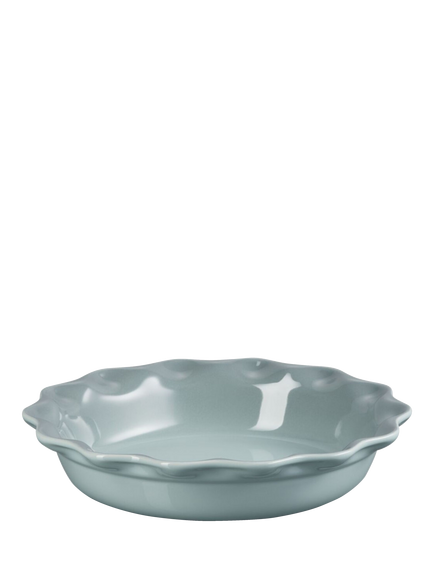 Le Creuset Stoneware Heritage Pie Dish, 23cm - view 2, Sea Salt