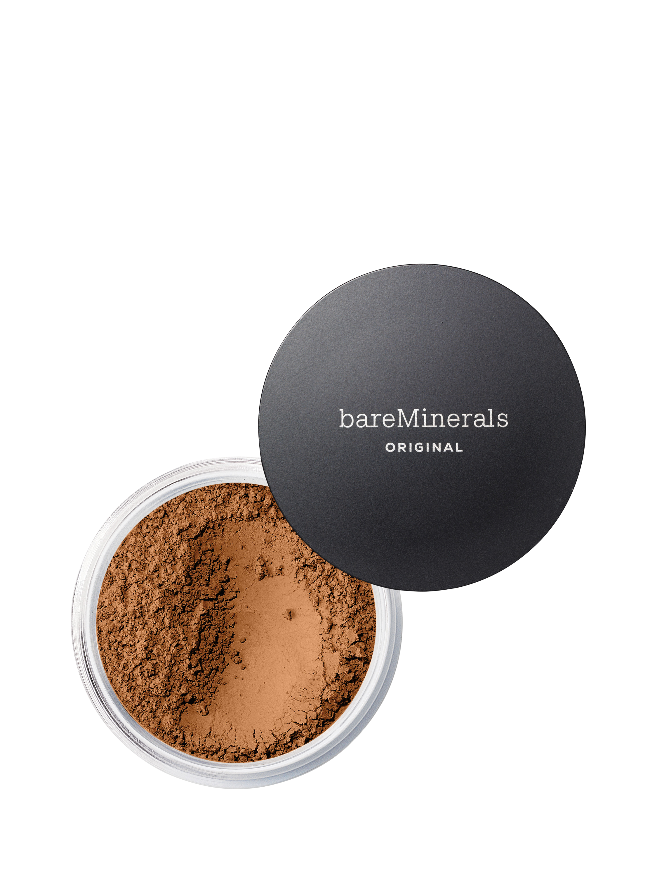 Product image 1 of 8, which shows bareMinerals ORIGINAL Loose Powder Foundation SPF 15, Warm Dark 26
