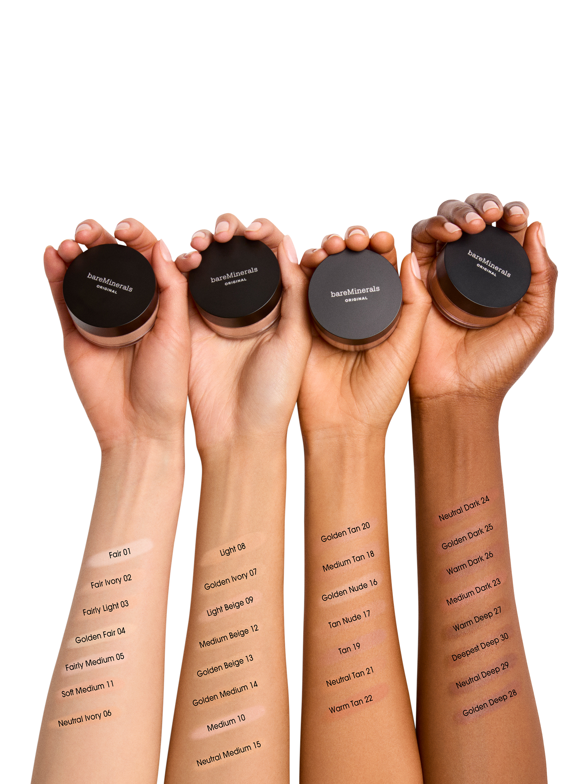 Product image 4 of 8, which shows bareMinerals ORIGINAL Loose Powder Foundation SPF 15, Warm Dark 26