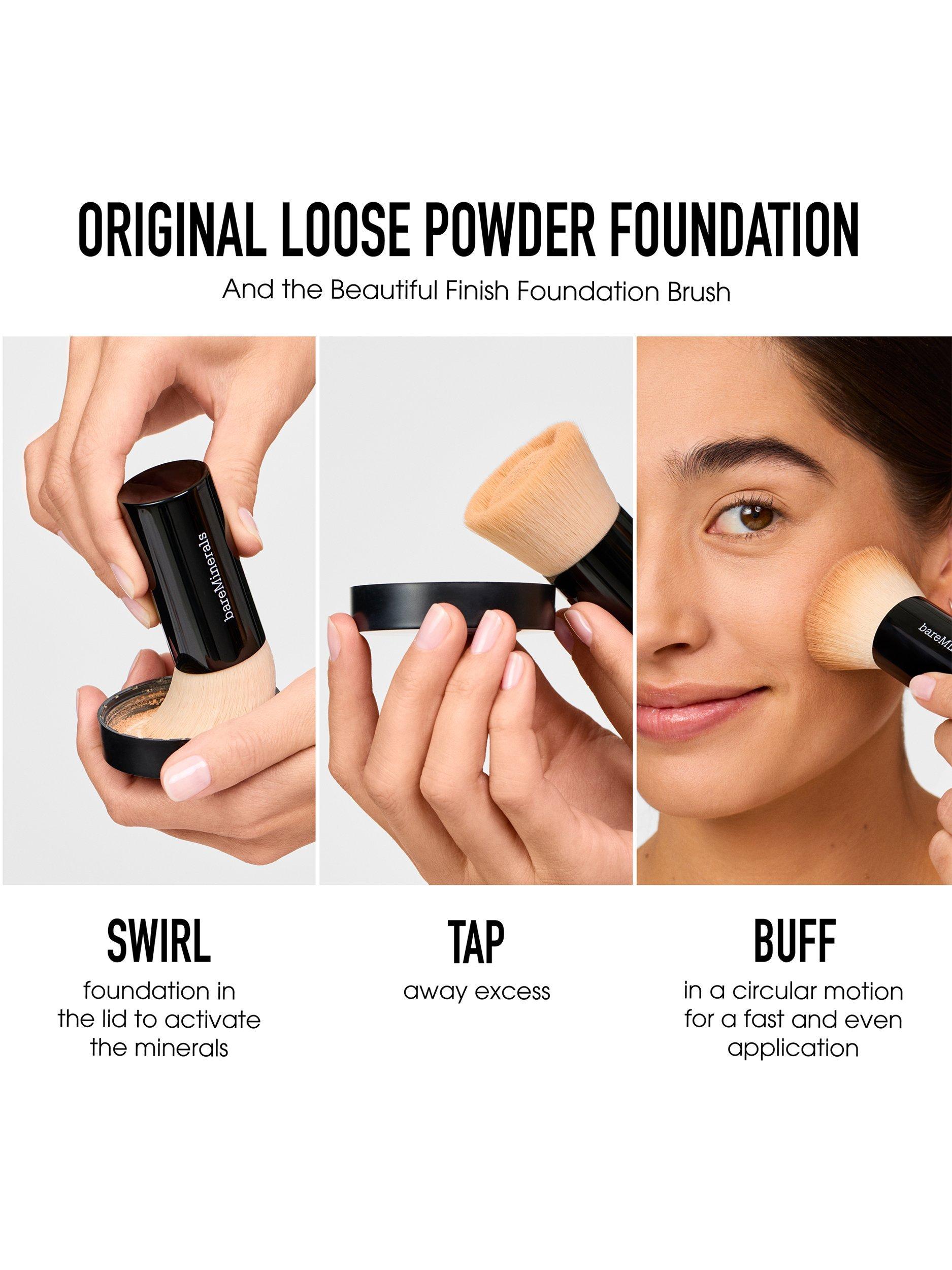 Product image 5 of 8, which shows bareMinerals ORIGINAL Loose Powder Foundation SPF 15, Warm Dark 26