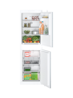 Bosch OUTLET Series 2 KIN85NSE0G Integrated 50/50 Fridge Freezer, Like New, White, White